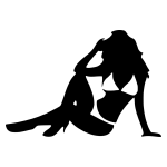 Sexy Stripper 03 matrica kép