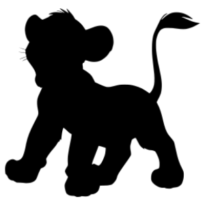 Oroszlán 19 - Simba matrica kép